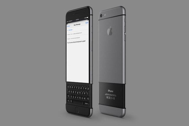 iPhone 6k - концепт яблочного смартфона с выдвижной QWERTY-клавиатурой