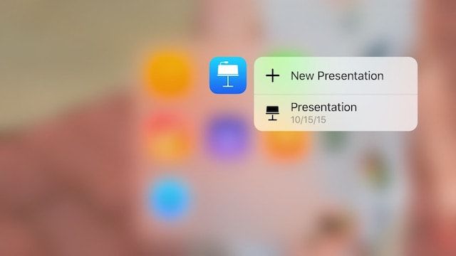 3d touch ipad