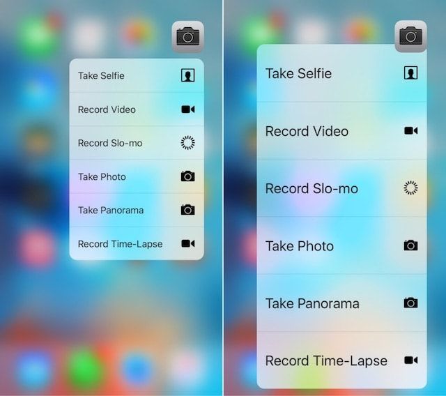 Как добавить 3D Touch-меню Panorama и Time-Lapse в приложении «Камера» на iPhone (джейлбрейк)