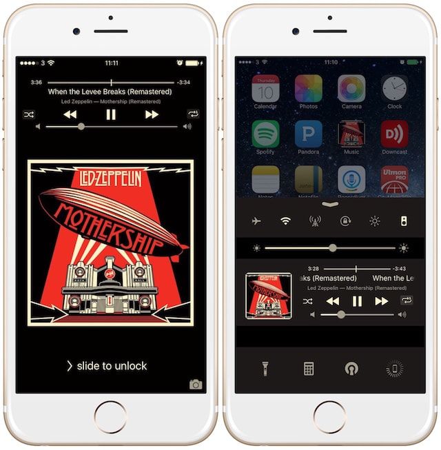 Твик Music Agent добавляет функцию перемешивания и повтора песен в «Пункт управления» и на экран блокировки iPhone