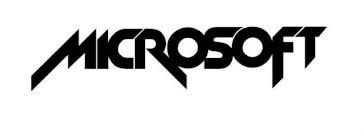 Microsoft - первое лого