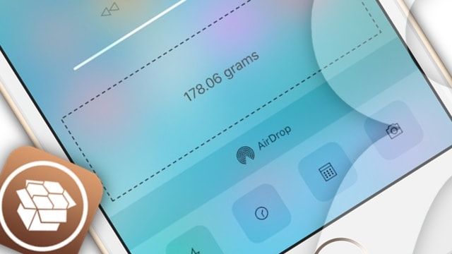 твик Grams превращает экран iPhone 6s в весы