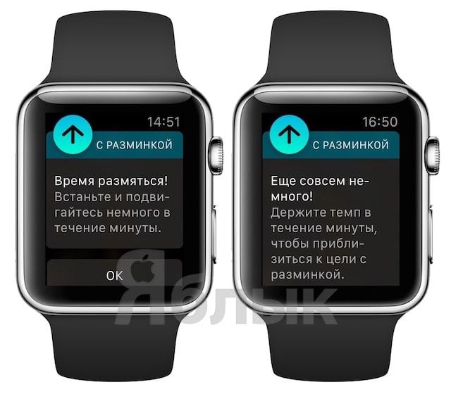 Не приходит уведомление на эппл вотч. Напоминания Apple watch. Умные часы напоминание о разминке. Уведомление о разминке Apple watch. Напоминание о разминке.