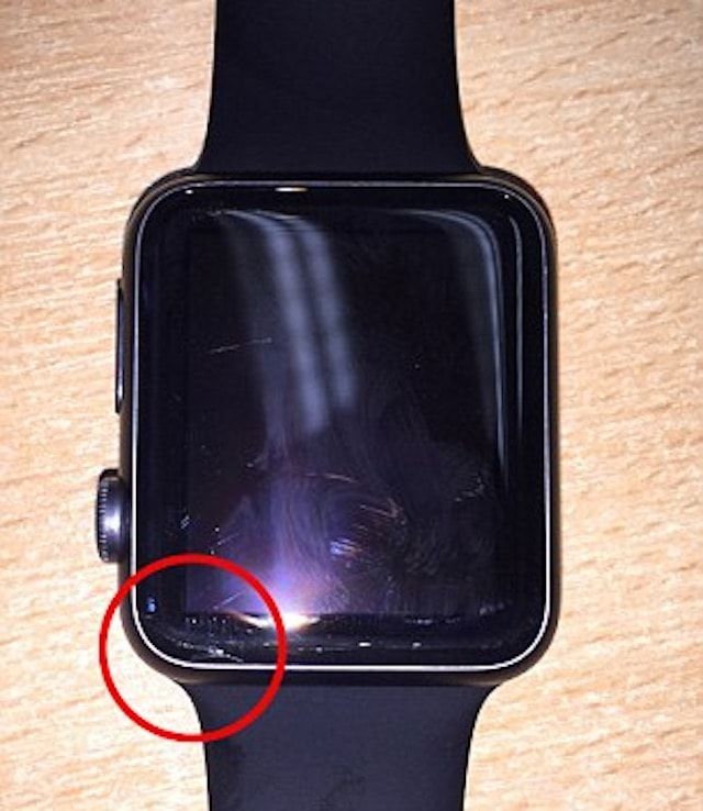 Царапина на Apple Watch