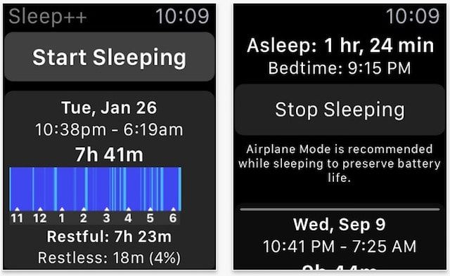 Sleep++ Как с помощью Apple Watch следить за показателями качества сна