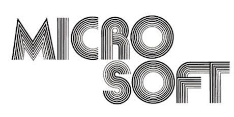 Первый логотип microsoft