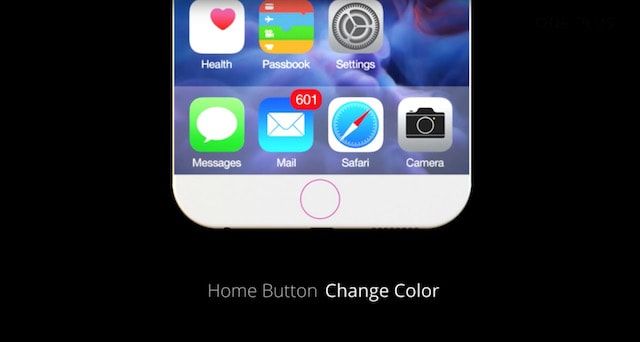 Концепт iphone 7 без рамок и физической кнопки Home