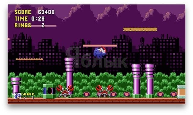 Игра Sonic The Hedgehog вышла на Apple TV