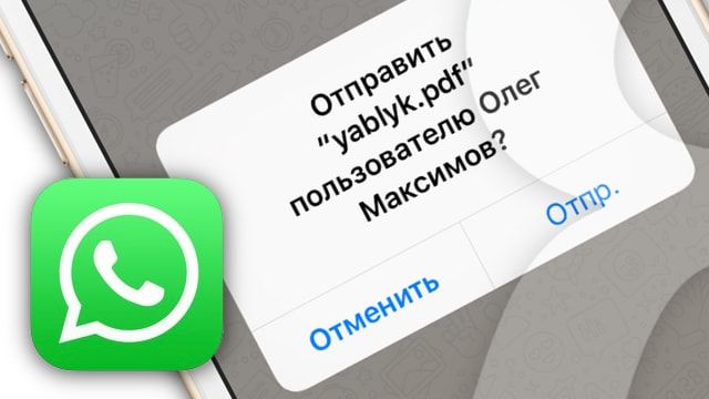 Не отправляются файлы в whatsapp