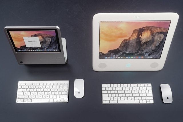 eMac - концепт iMac в ретро стиле 