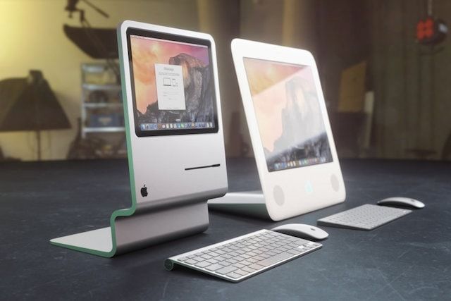 eMac - концепт iMac в ретро стиле