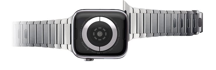 Как снять или установить блочный браслет на Apple Watch