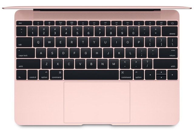 розовый macbook