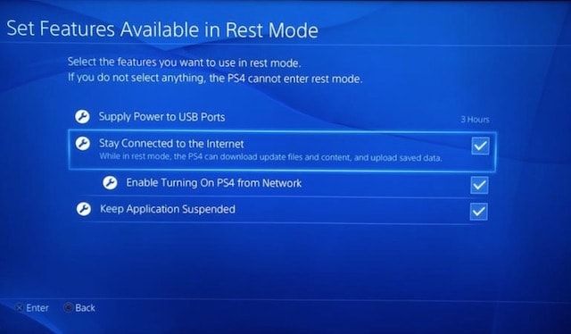 Rest Mode в PlayStation 4