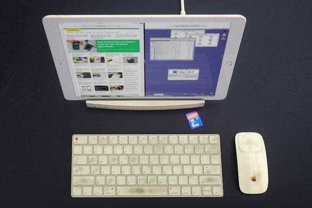 Концепт док-станции для iPad Pro в стиле Macintosh LC