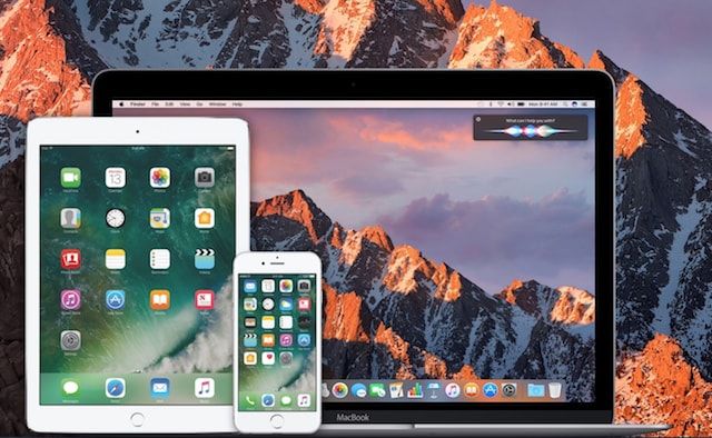 Скачать обои рабочего стола macOS Sierra и iOS 10 на Mac, iPhone и iPad