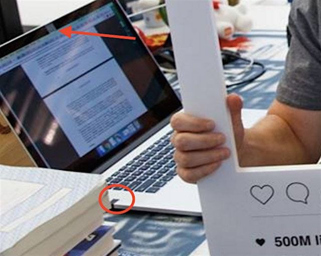 Как Марк Цукерберг защищает свой Macbook Pro от слежки (фото)