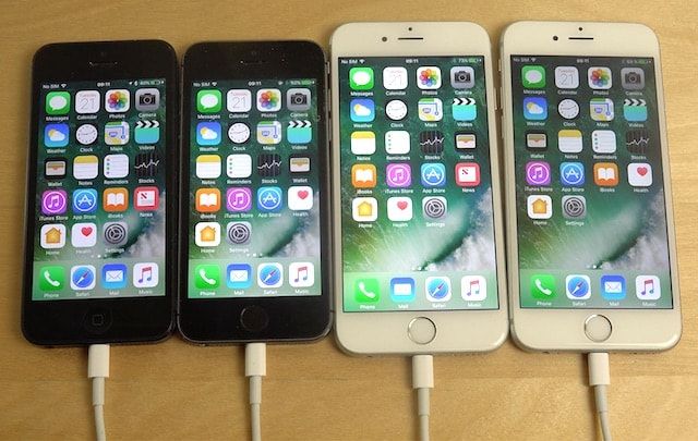 Сравнение скорости работы iOS 10 и iOS 9.3.5 на iPhone 5, iPhone 5s, iPhone 6 и iPhone 6s