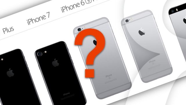 Сравнение iPhone 7 / 7 Plus, iPhone 6s / 6s Plus и iPhone SE