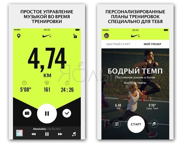 Лучшие iOS-приложения для занятий спортом
