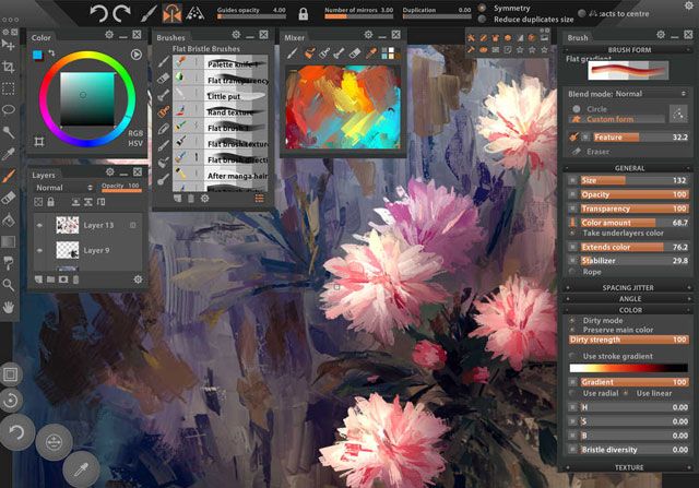 Paintstorm - лучший графический редактор для iPad