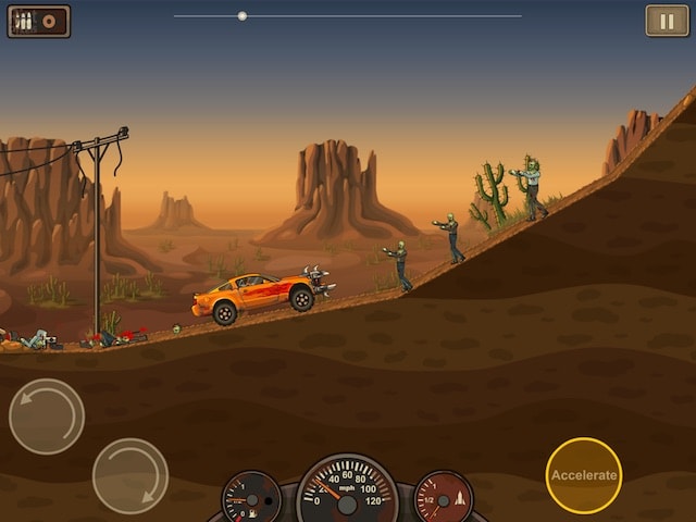 Игра Earn to Die для iPhone и iPad - гонки через зомби-апокалипсис