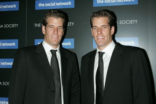  twins Cameron and Tyler Winklevoss