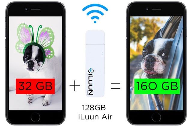 iLuun Air - первая в мире беспроводная USB 3.0-флешка для смартфона