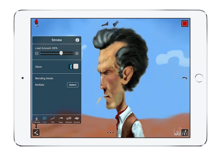Inspire Pro – одна из лучших программ для рисования на iPad