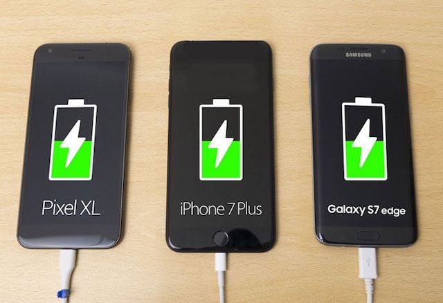 iPhone 7 Plus заряжается на два часа медленнее, чем Galaxy S7 edge