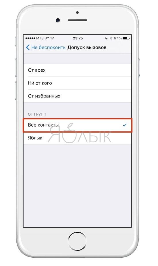 Отключить неизвестные номера на айфон