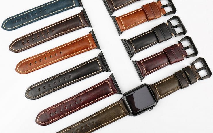 Genuine leather strap for Apple Watch