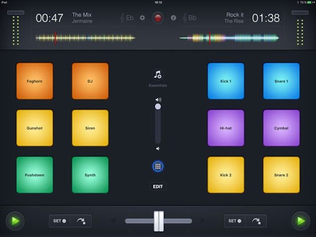 djay 2 для iPad и iPhone - мощное приложение для ди джеев