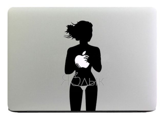 Дизайнерские стикеры (наклейки) на заднюю панель MacBook