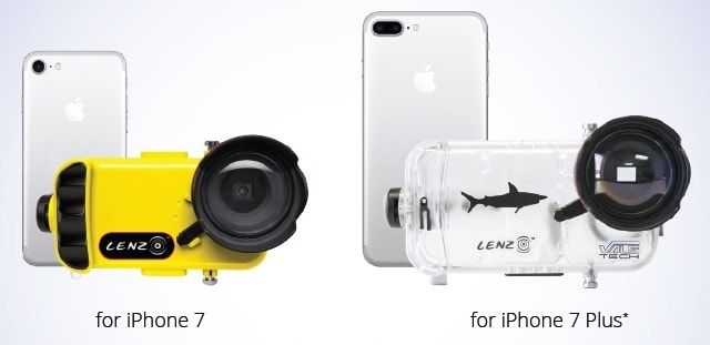 Lenzo - чехол для подводной съемки с iPhone 7 или iPhone 6s