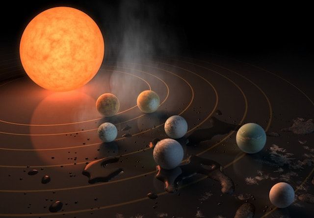 Trappist - звездная система с 7 планетами