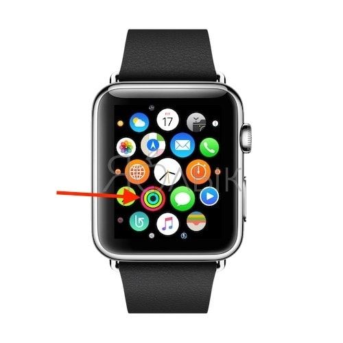 «Активность» на часах Apple Watch