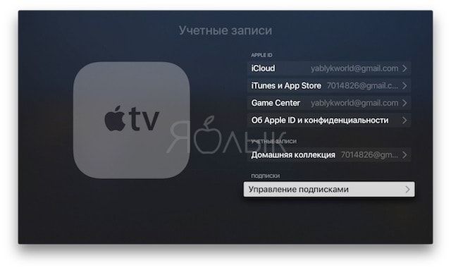Как отменить подписку на Apple TV