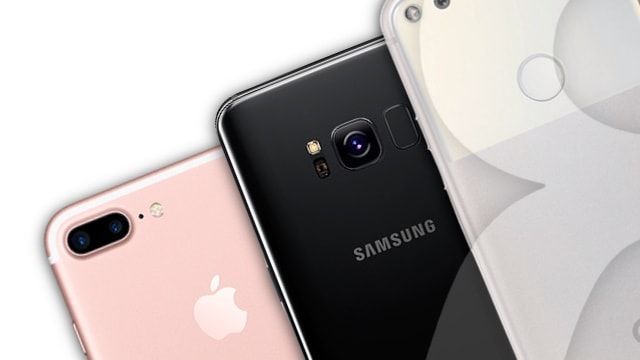 Время работы батареи Samsung Galaxy S8 Plus, iPhone 7 Plus, Google Pixel XL и Galaxy S7 Edge