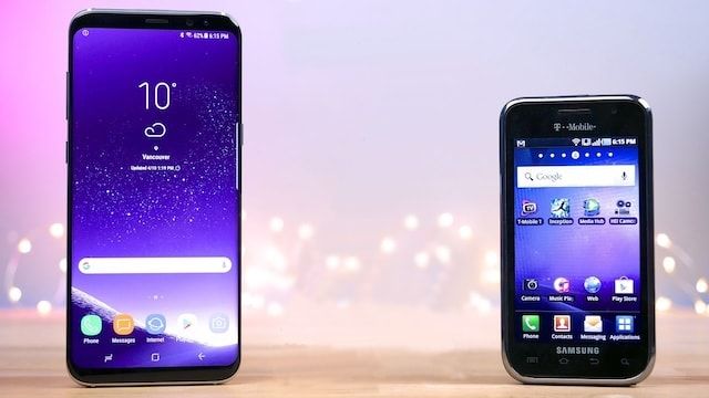 Сравнение смартфонов Samsung Galaxy S1 и Galaxy S8 (видео)