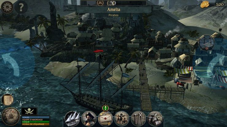 Игра Tempest для iPhone и iPad — первая приключенческая RPG о пиратах с многопользовательским режимом