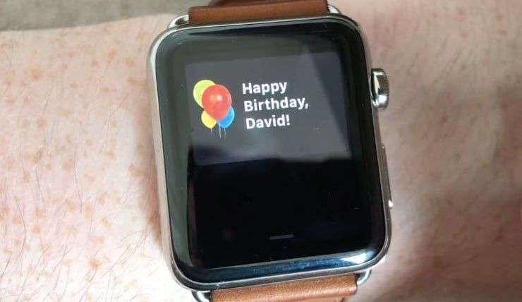 Apple Watch с watchOS 4 поздравят своих владельцев с днем рождения анимацией