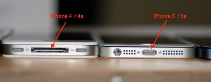 Чем внешне отличаются iPhone 5 и iPhone 5s от iPhone 4 и iPhone 4s