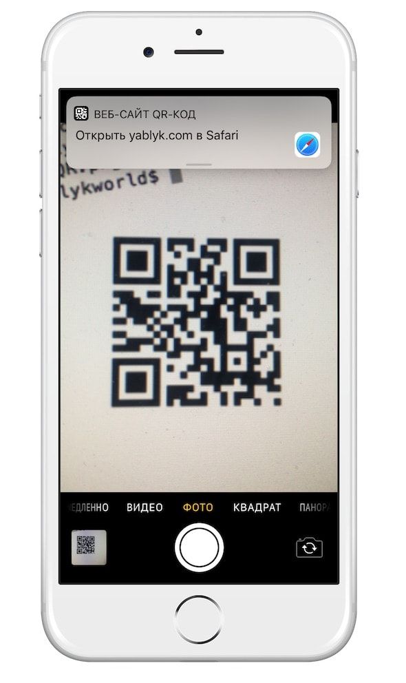 Камера в iOS 11 на iPhone и iPad теперь умеет считывать QR-коды