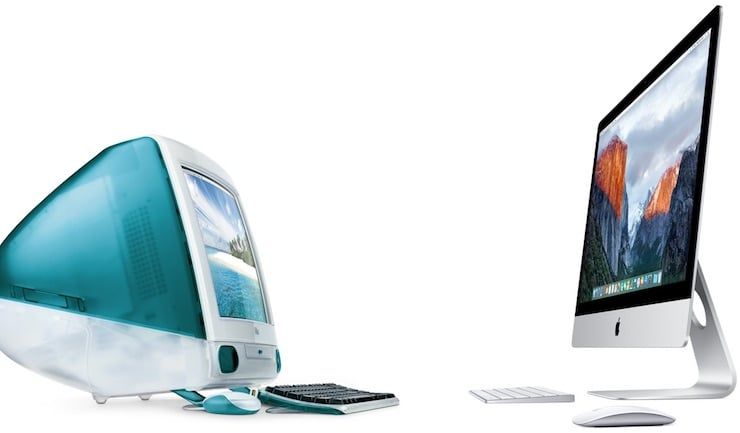 Эволюция дизайна iMac