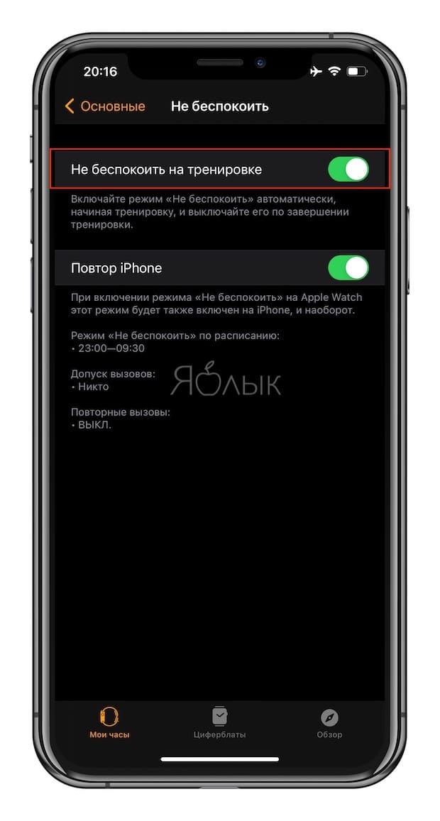 How to Automatically Activate Do Not Disturb Mode on Apple Watch During Sports Workout