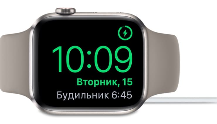 Как включить Ночной режим (режим прикроватной тумбочки) в Apple Watch