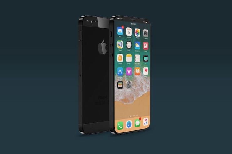 iPhone SE 2 в стиле iPhone X