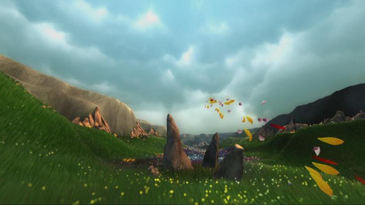 Flower game for iPhone and iPad - atmospheric ecological parable