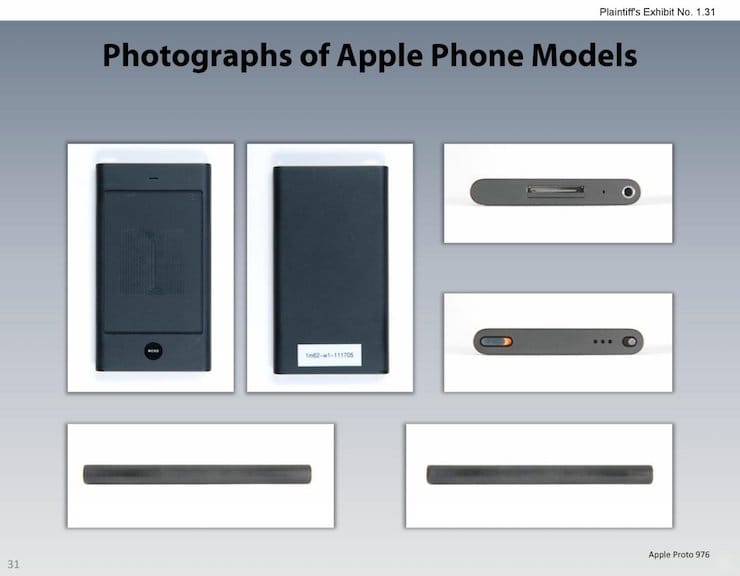 Прототипы первых моделей iPhone